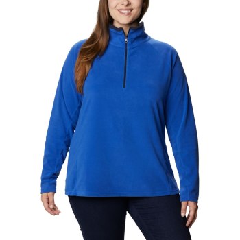 Columbia Sweater Dames, Glacial IV 1/2 Zip Plus Size Blauw Donkerblauw, 98DEXMGRY